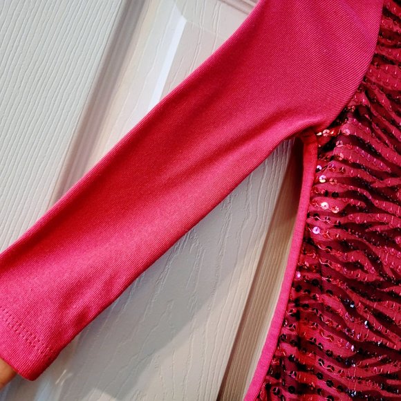 BRAND NWT 2 Piece Size 4 Tutu Set (Black pants/Pink Sequin top w/tutu attached) - Picture 8 of 15